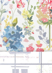 Lister Cartwright Olivia Bard Floral Blackout Roller Blind Easy Fit Child Safety Included (Kew Coral, 60Cm Width X 140 Cm Drop) - thumbnail 4