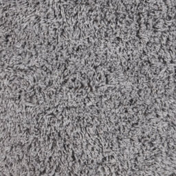 Beliani Grey Shaggy Cotton Pouffe 50 X 35 Cm - Handmade Boho Modern Decorative Seat - thumbnail 7