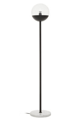 Orsina Versatile Black Finish Metal Floor Lamp, Sturdy And Stable Bedroom Lamp, Minimalist Tall Livingroom Lamp - image 1