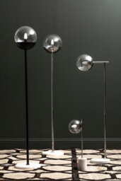 Orsina Versatile Black Finish Metal Floor Lamp, Sturdy And Stable Bedroom Lamp, Minimalist Tall Livingroom Lamp - thumbnail 3