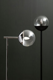 Orsina Versatile Black Finish Metal Floor Lamp, Sturdy And Stable Bedroom Lamp, Minimalist Tall Livingroom Lamp - thumbnail 4
