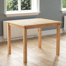 Lassic Vida Designs Corona 2 Seater Dining Set Solid Pine Wood With 2 Chairs - thumbnail 5