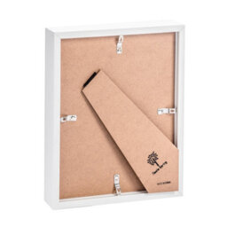 "Nicola Spring 8"" X 10"" White 3D Box Photo Frame - 4"" X 6"" Mount - Ivory" - thumbnail 5