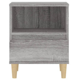 Berkfield Bedside Cabinets 2 Pcs Grey Sonoma 40X35X50 Cm - thumbnail 6