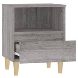 Berkfield Bedside Cabinets 2 Pcs Grey Sonoma 40X35X50 Cm - thumbnail 8