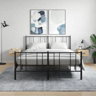 Berkfield Wall-Mounted Bedside Cabinets 2 Pcs Sonoma Oak 35X35X20 Cm - image 1