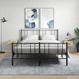 Berkfield Wall-Mounted Bedside Cabinets 2 Pcs Sonoma Oak 35X35X20 Cm - thumbnail 1