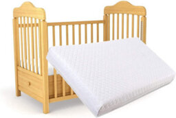 TheWhiteWater Limited Baby Travel Cot Mattress Sheet, Newborn Crib Travel Bed Mattress - 95 X 65 X 7.5 Cm - thumbnail 1