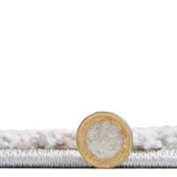 Ivory/rose Modern Easy To Clean Abstract Rug For Dining Room-60 X 230Cm (Runner) - thumbnail 3