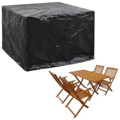 Walplus Outdoor Garden Furniture Cover 8 Eyelets 122X112X98 Cm - image 1