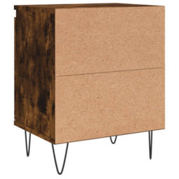 Berkfield Bedside Cabinets 2 Pcs Smoked Oak 40X30X50 Cm Engineered Wood - thumbnail 8