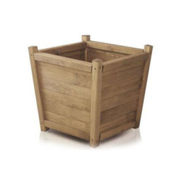 Primrose Liz Frances Plant Pot Wooden Square Tapered Planter 55Cm - thumbnail 1
