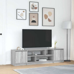Berkfield Durable Tv Cabinet Grey Sonoma 188.5X41X50 Cm Engineered Wood - thumbnail 2