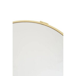 Orsina Modern Design Round Mirrored Top Gold Frame Table, Versatile Bedside Table, Easily Maintained Small Table - thumbnail 5