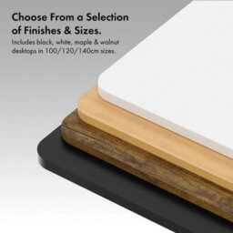 White 100X60Cm Electric Standing Desk For Home Office With Adjustable Height - thumbnail 5