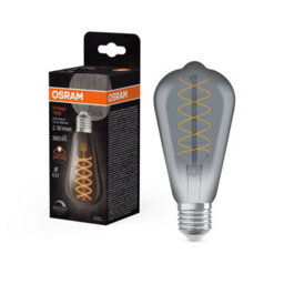 Osram Vintage 1906 Led Edison Filament Lamp Bulb Gold Dimmable 4W E27 Pack Of 4 - thumbnail 5