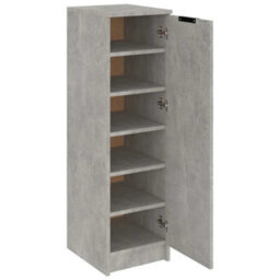 Vidaxl Shoe Cabinet Concrete Grey 30X35X100 Cm Engineered Wood Shoe Cabinets - thumbnail 6