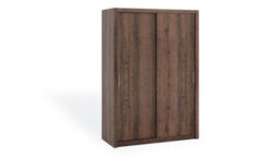 Arte Bono Sliding Door Wardrobe In Oak Monastery - Contemporary Design For Spacious Storage - W1500mm X H2150mm X D620mm - thumbnail 1