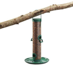 Garden Gear Happy Beaks 4 Port Mealworm Bird Feeder Hanging Feeding Station With Tray For Seed Mix - thumbnail 4