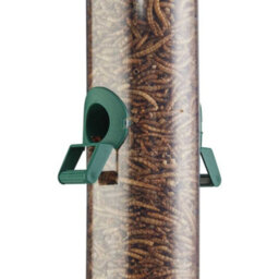 Garden Gear Happy Beaks 4 Port Mealworm Bird Feeder Hanging Feeding Station With Tray For Seed Mix - thumbnail 3