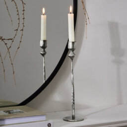 Dibor Antique Tall Silver Table Decoration Candle Holder Stick