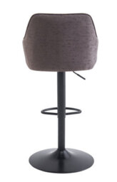 Aspect Furniture Set Of 2 Charlie Adjustable Height Barstool W Padded Seat,black/brown - thumbnail 6