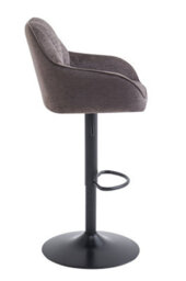 Aspect Furniture Set Of 2 Charlie Adjustable Height Barstool W Padded Seat,black/brown - thumbnail 5