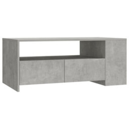 Berkfield Coffee Table Concrete Grey 102X55X42 Cm Engineered Wood - thumbnail 2