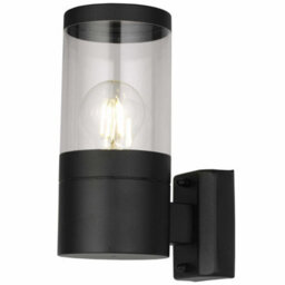 First Choice Lighting Set Of 2 Storm Black Ip44 Outdoor Wall Lights - thumbnail 2