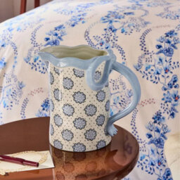 Cath Kidston Blue Bow Ceramic Jug Vase - thumbnail 2