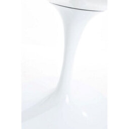 Fusion Living White Tulip Dining Chair With Luxurious Green Cushion - thumbnail 7