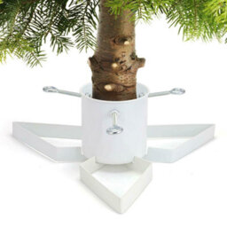 Adjustable Metal Christmas Tree Stand With 1.4L Water Tank, Holds Trees Up To 8Ft