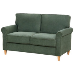 Beliani Sofa 2 Seater Ronneby Corduroy Dark Green - thumbnail 5