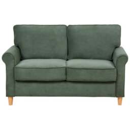 Beliani Sofa 2 Seater Ronneby Corduroy Dark Green - thumbnail 4
