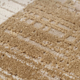 Loomed Natural Beige Distressed Bordered Area Rug 80X150Cm - thumbnail 5