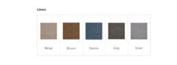 Comfy Deluxe 2Ft6 Silver Linen 54Inch 5 Panel Headboard - thumbnail 2