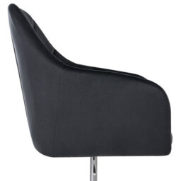 Beliani Desk Chair Veloria Velvet Black - thumbnail 7