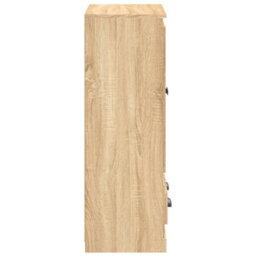 Berkfield Elegant Highboard Sonoma Oak 60X35.5X103.5 Cm Engineered Wood - thumbnail 7