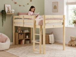 Strictly Beds and Bunks Molly 4Ft 6 Double  Heavy Duty Solid Pine Cabin Bunk Bed - thumbnail 4