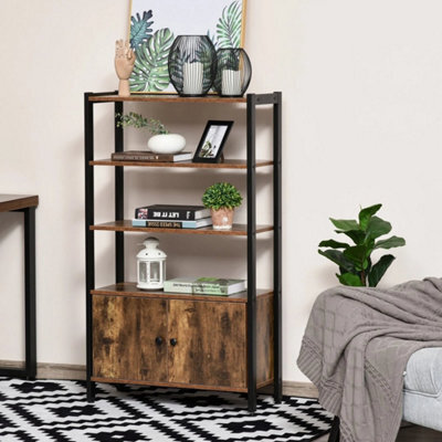 Multifunctional Bookshelf Storage Cabinet Bookcase Shelves & Cupboard - image 1