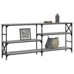 Berkfield Console Table Grey Sonoma 180X29X76.5 Cm Engineered Wood - thumbnail 3