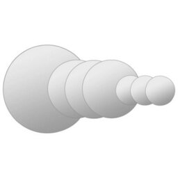 Vidaxl 7 Piece Wall Mirror Set Round Glass - thumbnail 5