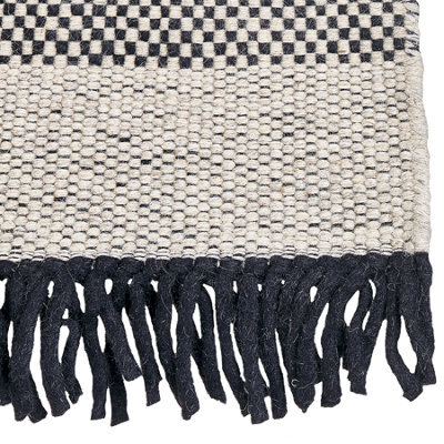 Beliani Rug Yazlik Beige 160 X 230 Cm Wool - image 1