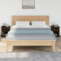 Berkfield Bedside Cabinets 2 Pcs Smoked Oak 39X39X47.5 Cm Engineered Wood - thumbnail 3