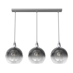 Milagro Monte Hand Made Designer Pendant Lamp Smoked Glass Shades - thumbnail 5