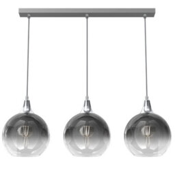 Milagro Monte Hand Made Designer Pendant Lamp Smoked Glass Shades - thumbnail 7