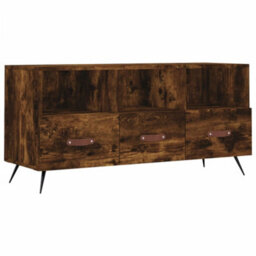Walplus Tv Cabinet Smoked Oak 102X36X50 Cm Engineered Wood - thumbnail 2