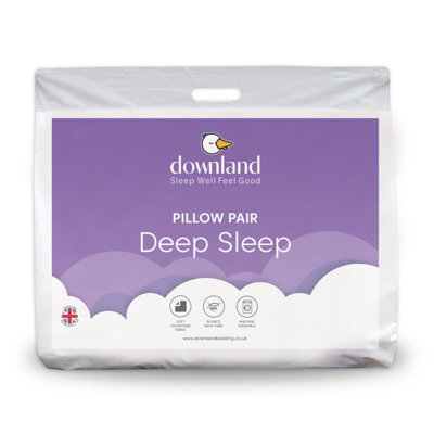 OHS Luxury Deep Sleep Bedding 2 Pack Of Pillows Hotel Quality, 50 X 75Cm - image 1