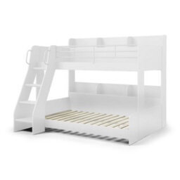 Julian Bowen Domino Top 90Cm Single Bottom 120Cm Small Double White Triple Sleeper Bunk Bed - thumbnail 4