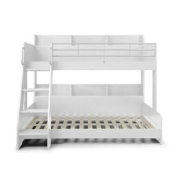 Julian Bowen Domino Top 90Cm Single Bottom 120Cm Small Double White Triple Sleeper Bunk Bed - thumbnail 5